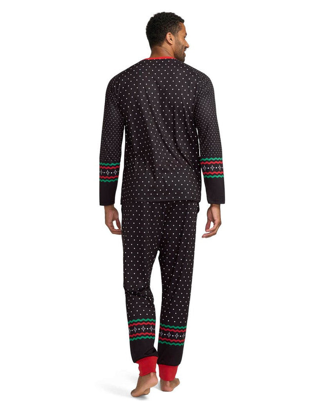 Matching Fair Isle Rudolph Crew Neck Family Pajamas