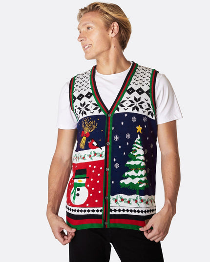 Men's Christmas Waistcoat