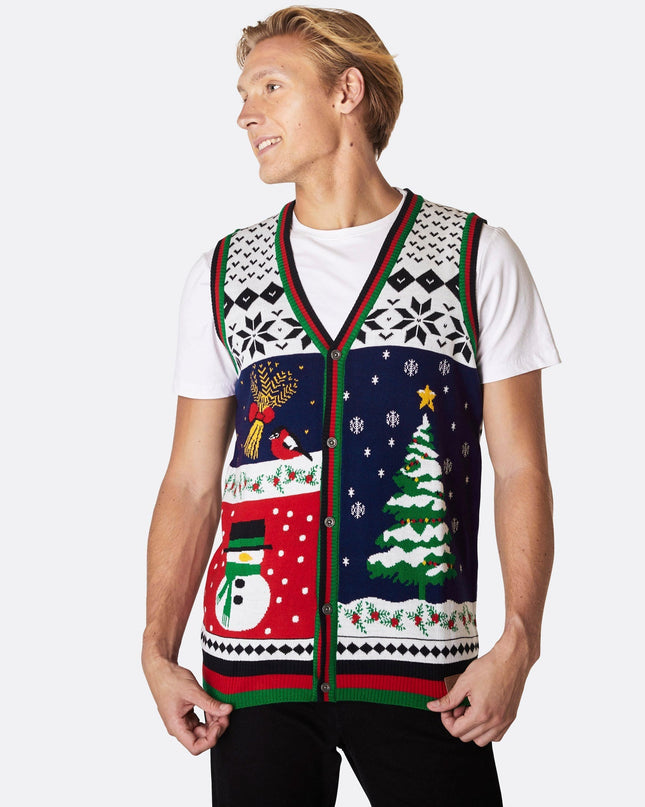 Men's Christmas Waistcoat