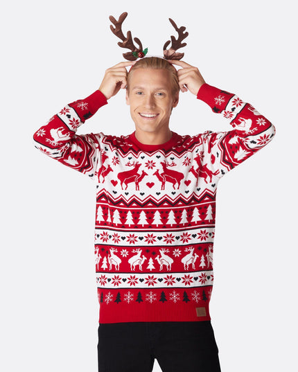 Men's Humping Reindeers Christmas Sweater