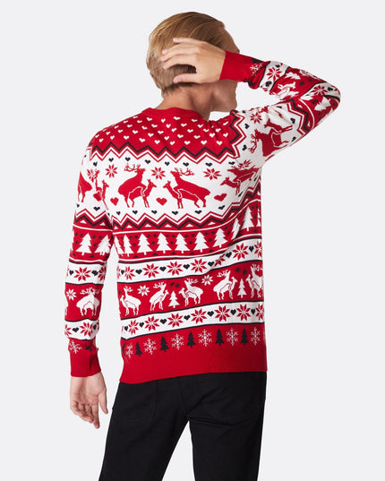 Men's Humping Reindeers Christmas Sweater