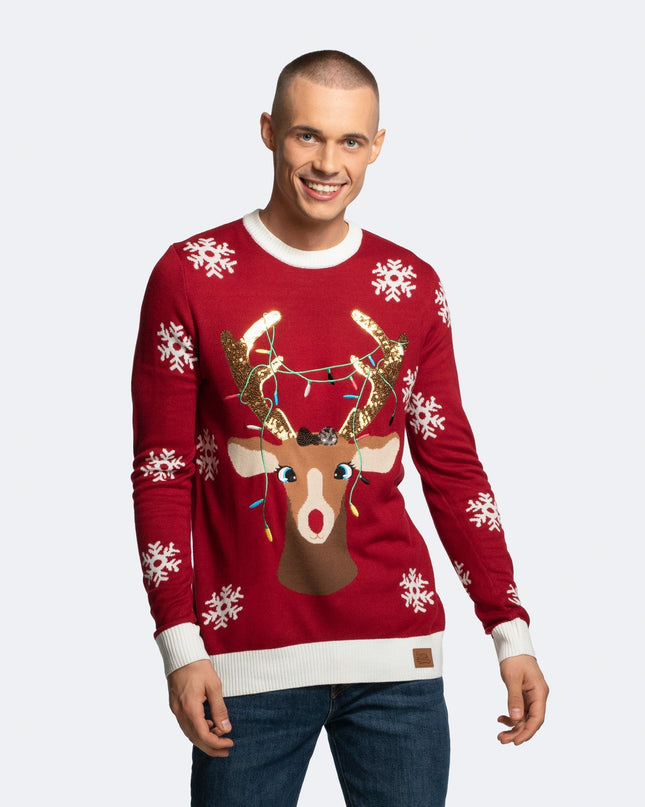 Men's Reindeer Christmas Sweater