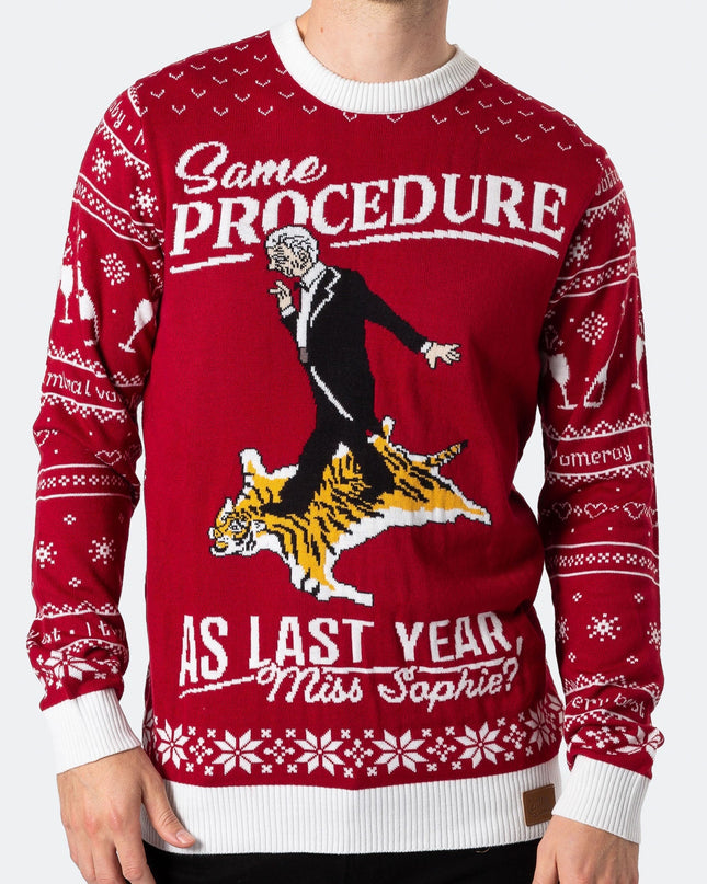 Men's The 90th Birthday Red Christmas Sweater