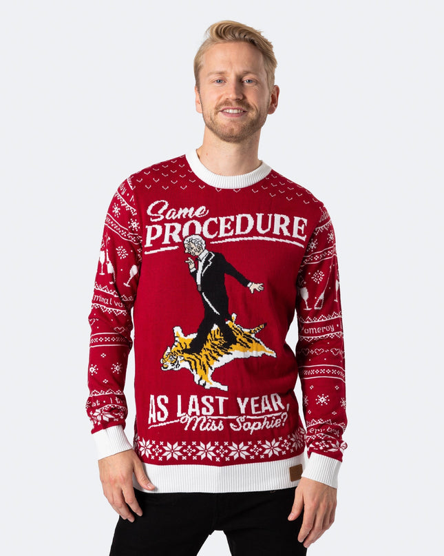 Men's The 90th Birthday Red Christmas Sweater