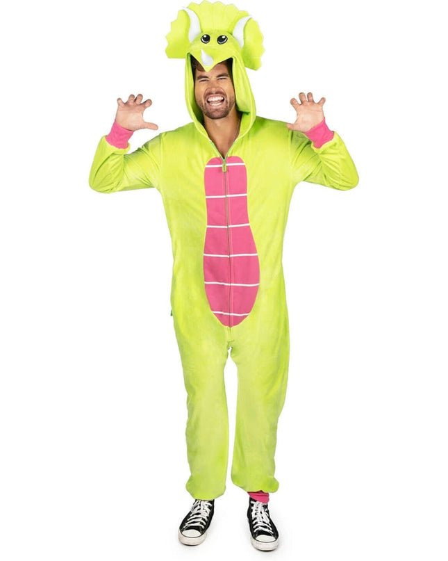 Mænds Triceratops Kostume