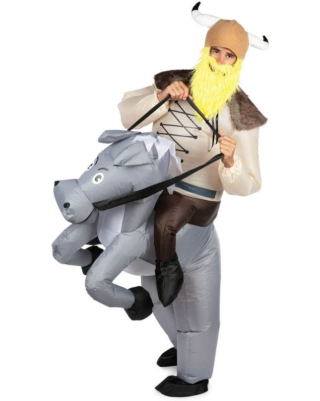 Mænds Viking Oppusteligt Kostume