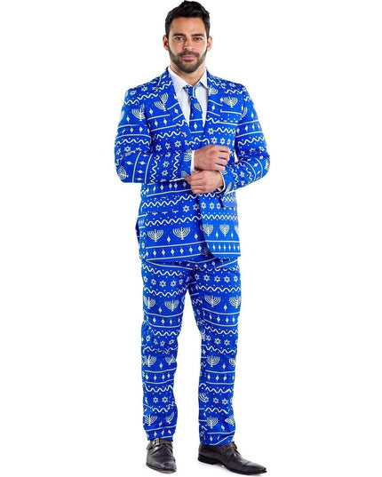 The Lit Menorah Blazer w/ Tie