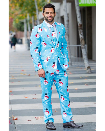 Mandlig Snemand er en Ø Blazer med Slips