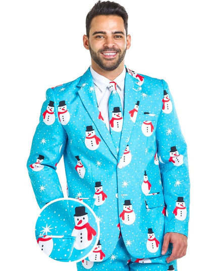 Mandlig Snemand er en Ø Blazer med Slips