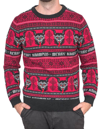 Feliz Krampus Jersey Navideño Feo para Adultos