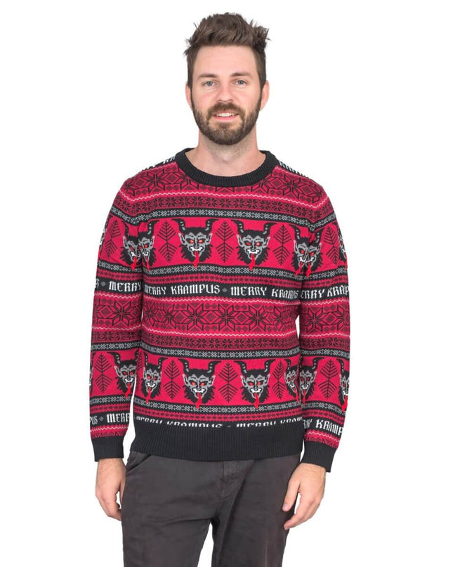 Merry Krampus Adult Ugly Christmas Sweater