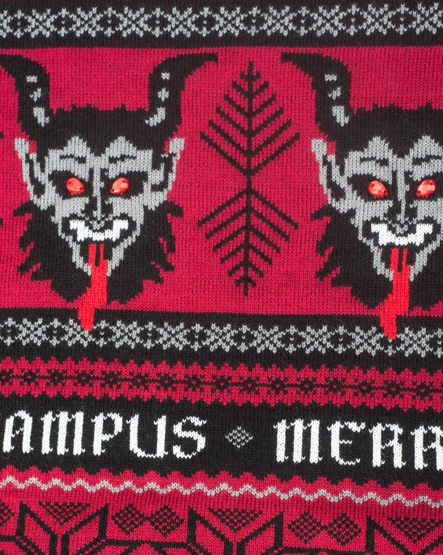 Women's Merry Krampus Ugly Christmas Sweater