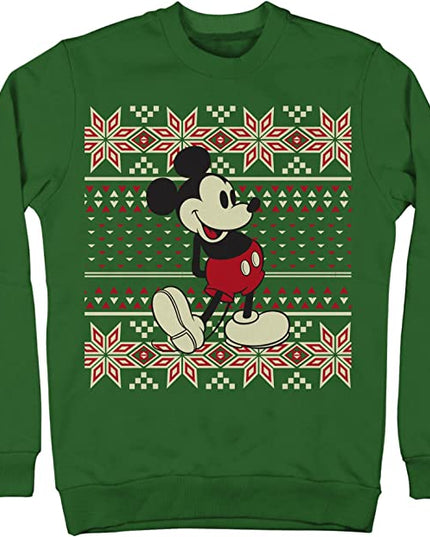 Mickey Mouse Classic Snowflake Patterns Ugly Sweater