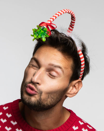 Julemistelten Hovedbånd - Festligt Ferietilbehør