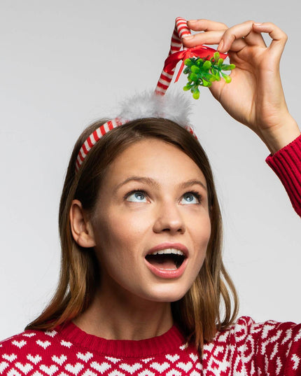 Julemistelten Hovedbånd - Festligt Ferietilbehør