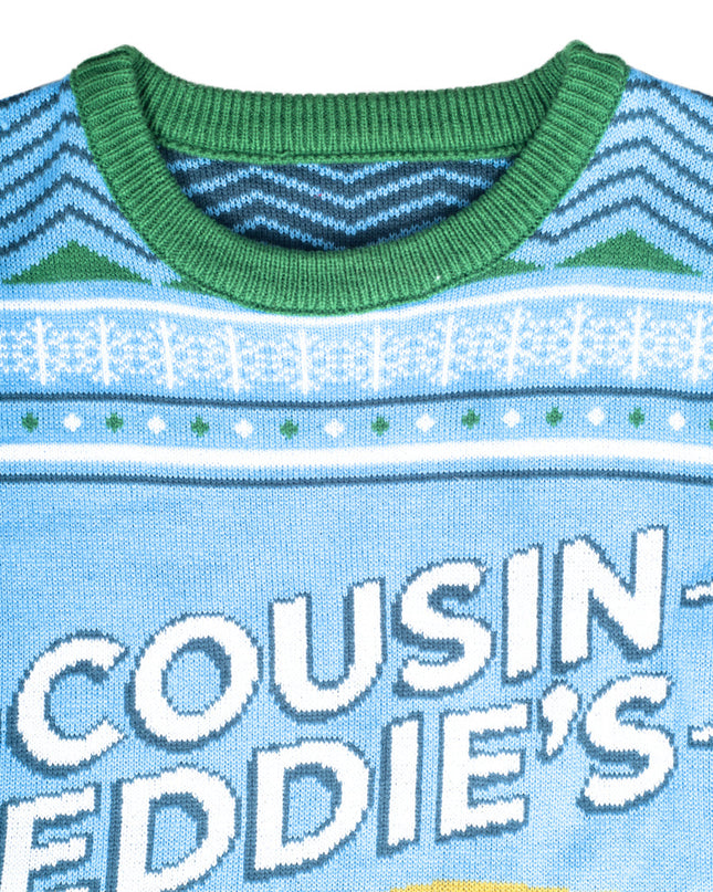National Lampoon Christmas Vacation Blue Eddies Sweater