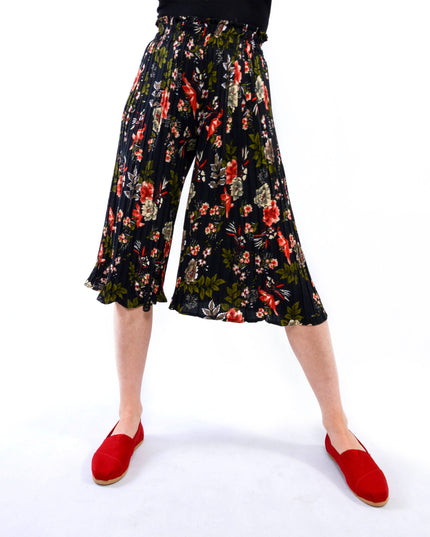 Creased Pants - Floral | Loungewear