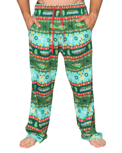 Pantalones de lounge de Fair Isle navideños de la familia Griswold de National Lampoon