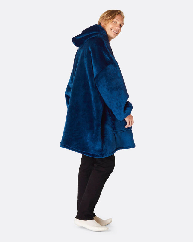 HappyHoodie Navy for Adults - Solid Color Style