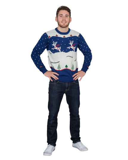 Step Brothers Prancing Reindeer Ugly Christmas Sweater