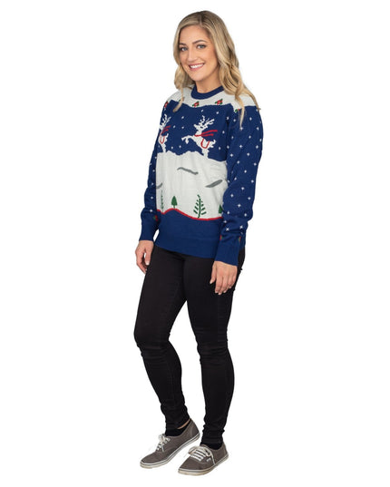 Step Brothers Prancing Reindeer Ugly Christmas Sweater
