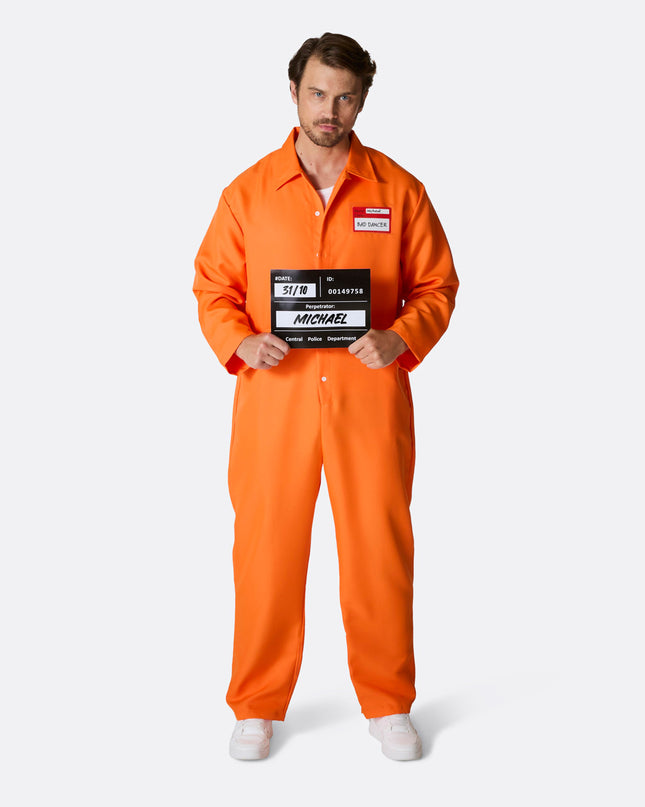Men's Prisoner Halloween Onesie