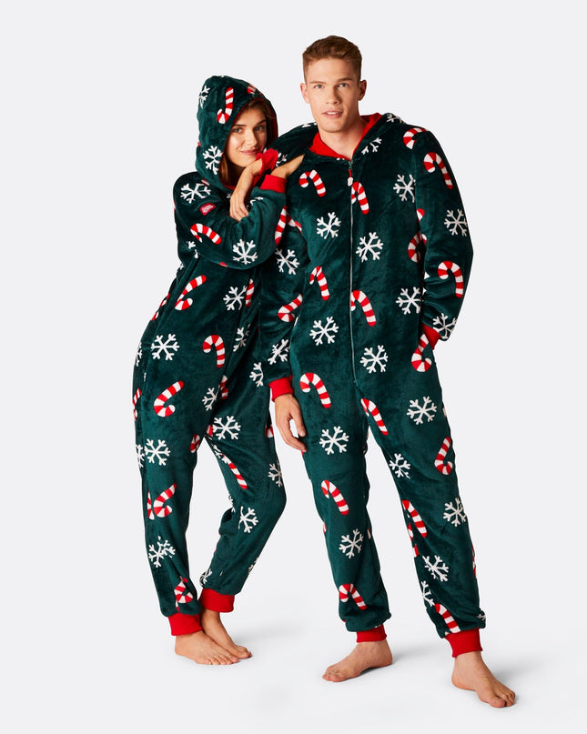 Women's Candy Cane Onesie