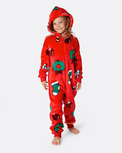 Kids' Red Hohoho Onesie