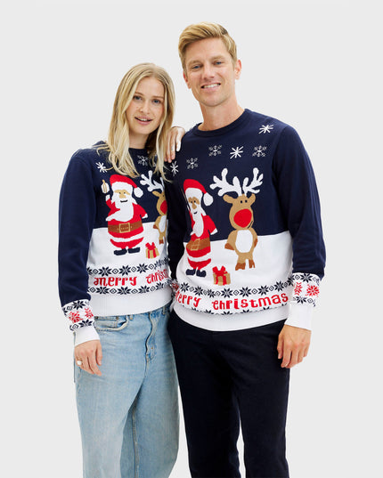 Ultimate Christmas Sweater for Men - Family-Friendly Design
