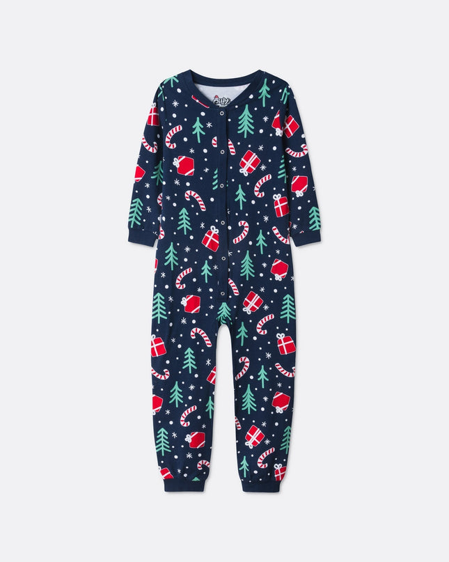 Blue Christmas Pattern Christmas Pyjamas Family