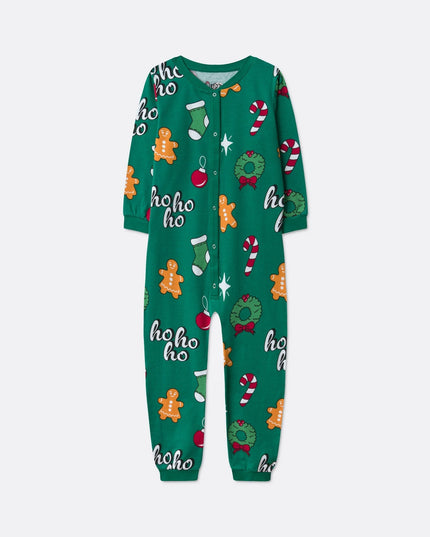 Grøn Hohoho Familie Pyjamas