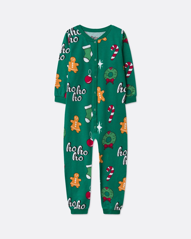Green Hohoho Christmas Pyjamas Family