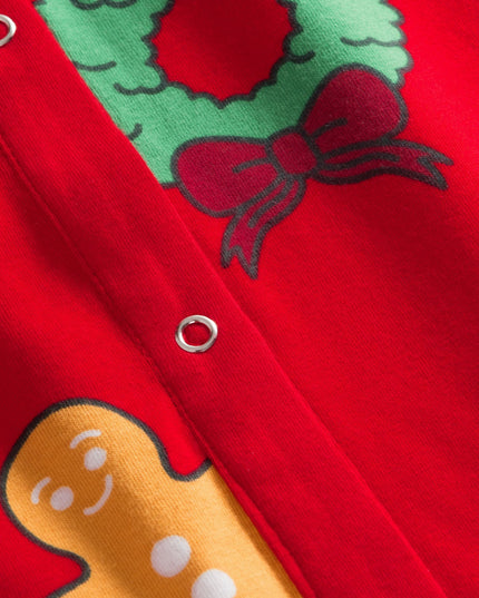 Kids' Red Hohoho Overall Christmas Pyjamas