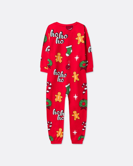 Kids' Red Hohoho Overall Pyjamas