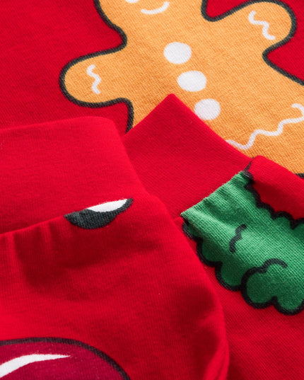 Kids' Red Hohoho Overall Christmas Pyjamas