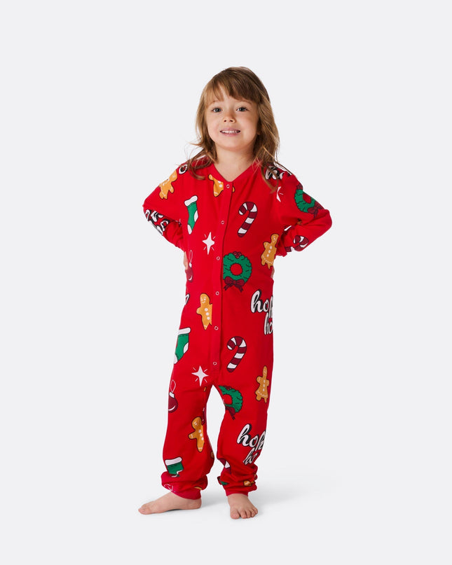 Rød Hohoho Familie Jule Pyjamas
