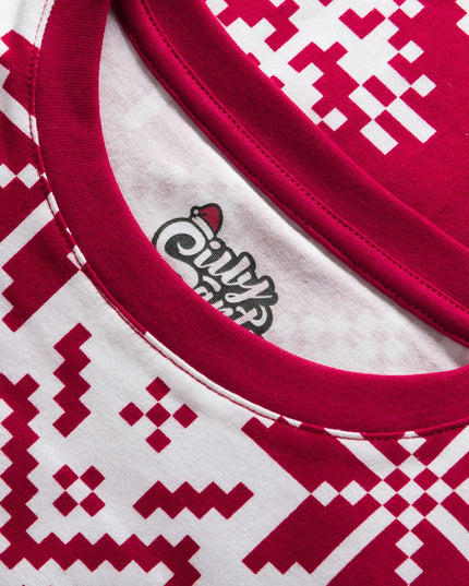 Kids' Red Christmas Knit Christmas Pyjamas