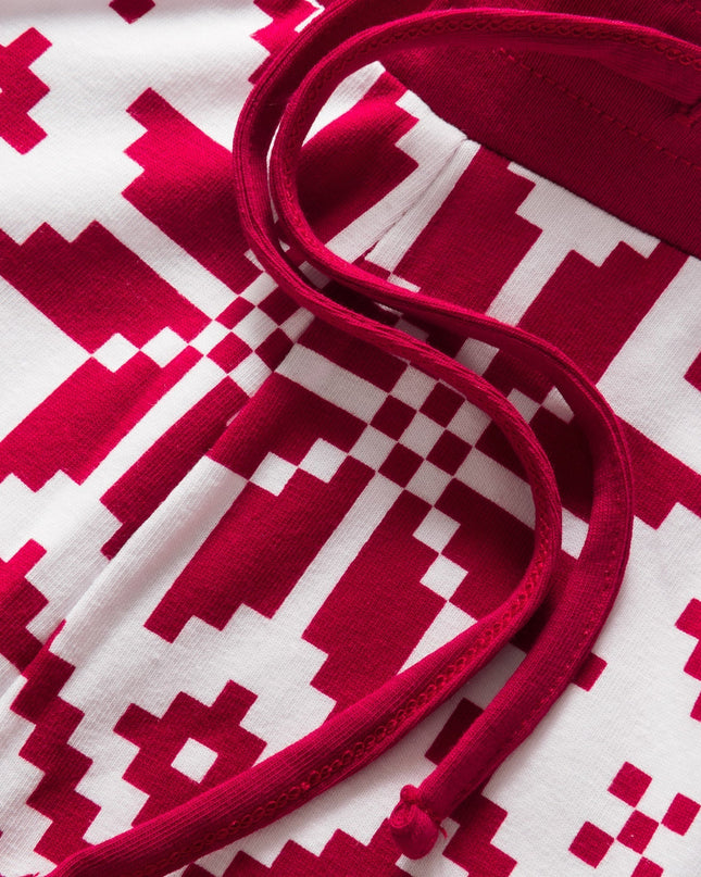 Red Christmas Knit Christmas Pyjamas Family