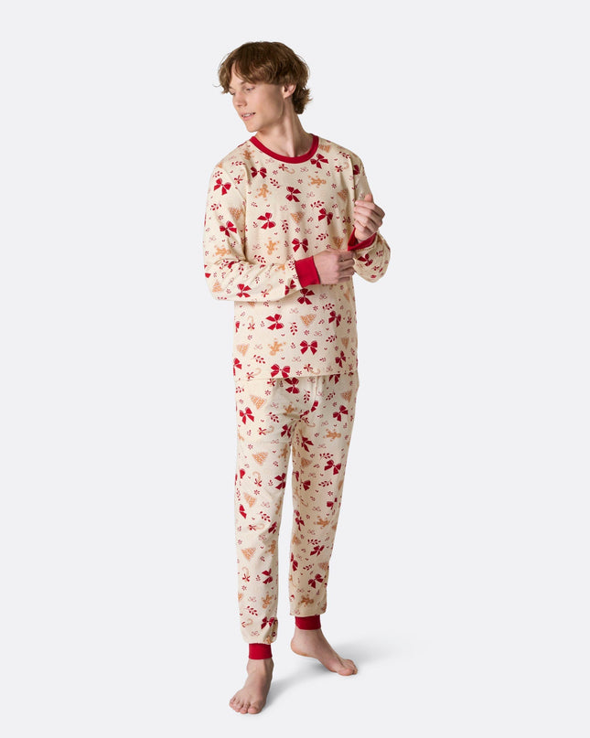 Men's Gingerbread Christmas Pyjamas for Cozy Nights