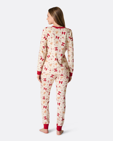 Women's Gingerbread Christmas Pajamas