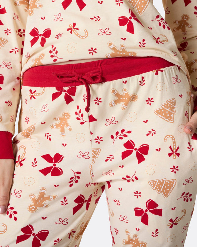 Women's Gingerbread Christmas Pyjamas
