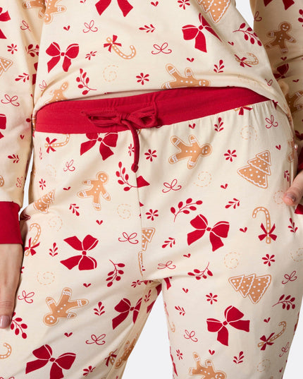 Women's Gingerbread Christmas Pajamas