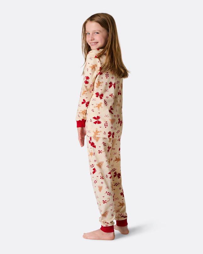 Kids' Gingerbread Christmas Pyjamas