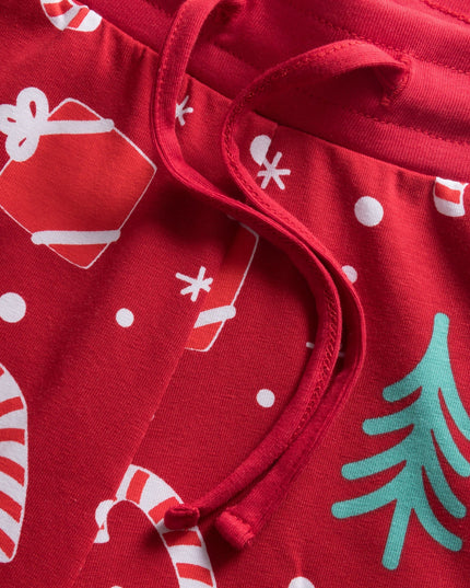 Kids' Red Christmas Pattern Pyjamas