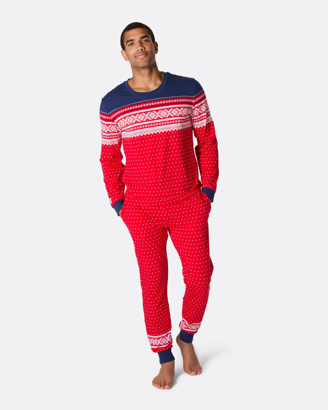 Marius Red Family Pajamas - Perfect for Holiday Gatherings