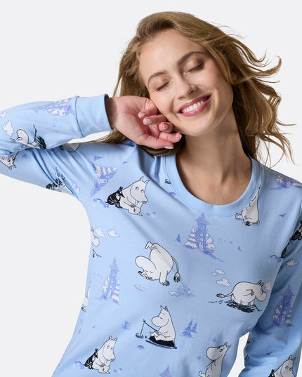 Women's Moomintroll Pajamas for Cozy Seasonal Relaxation
