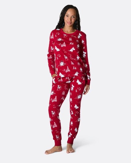 Pijamas Navideños Moomin para Mujeres