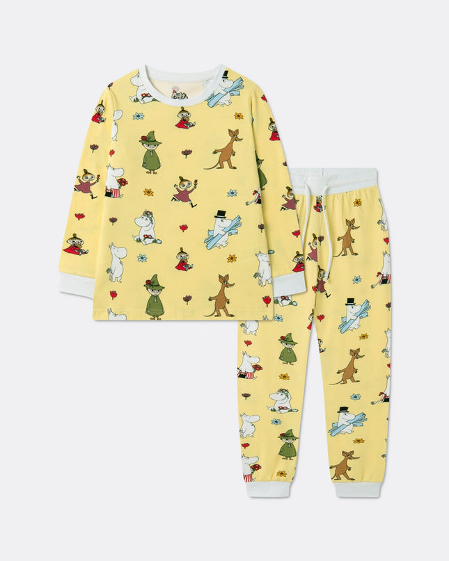 Kids' Yellow Moomin Pyjamas for Year-Round Style