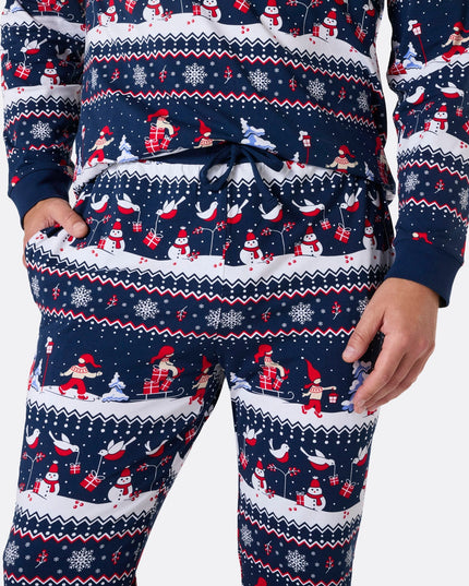 Men's Christmas Scenery Christmas Pyjamas