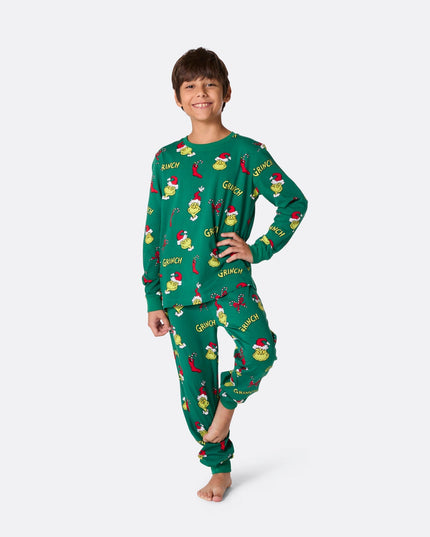 Børns Grinch julepyjamas til ferieballade
